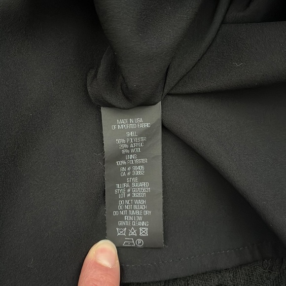 Theory Tillora Squared Dress - Black Sleeveless - Picture 6 of 6